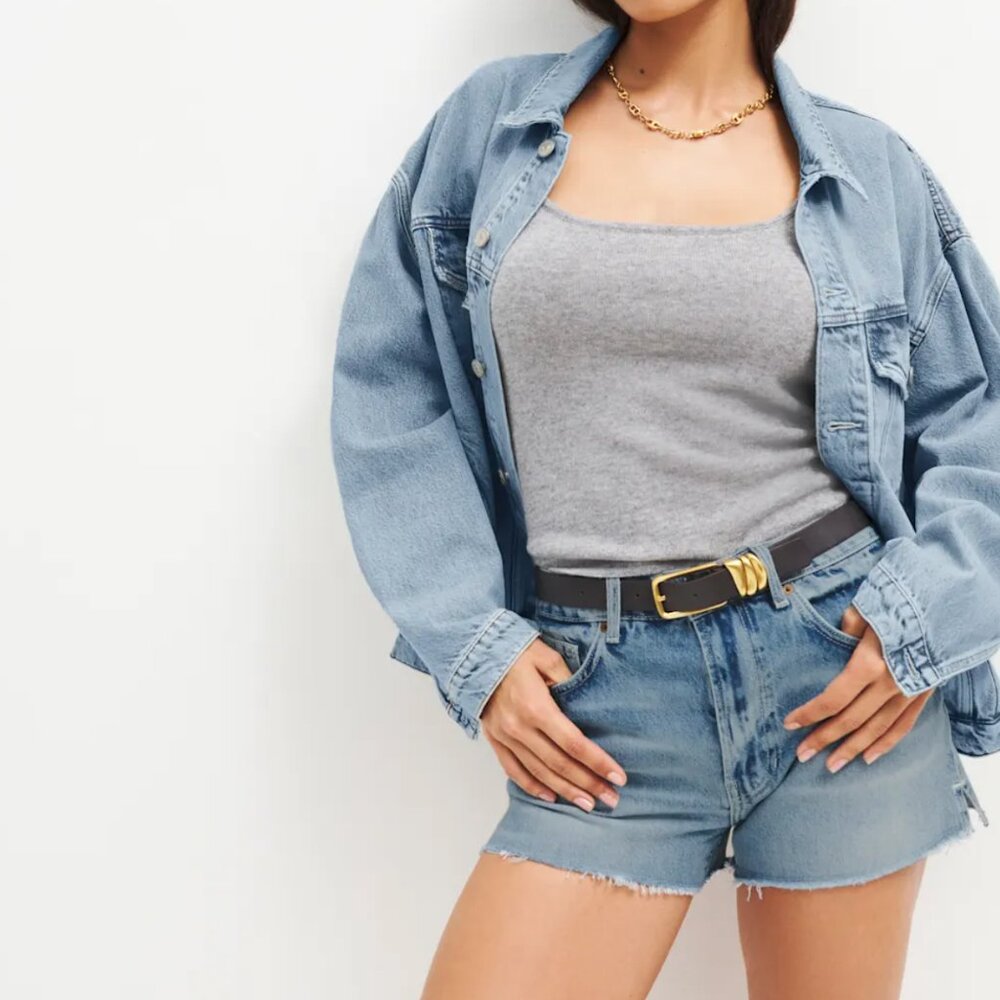 Dakota Mid Rise Relaxed Shorts
